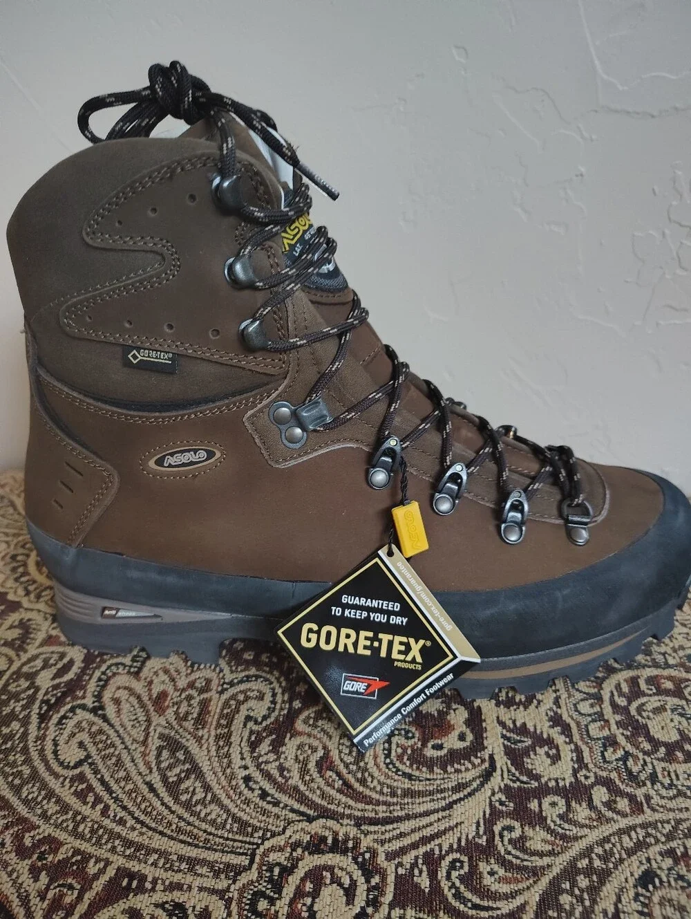 Asolo Bajura GV MM Nubuck Leatherlined Hiking/Mountaineering Boots US Men's 11